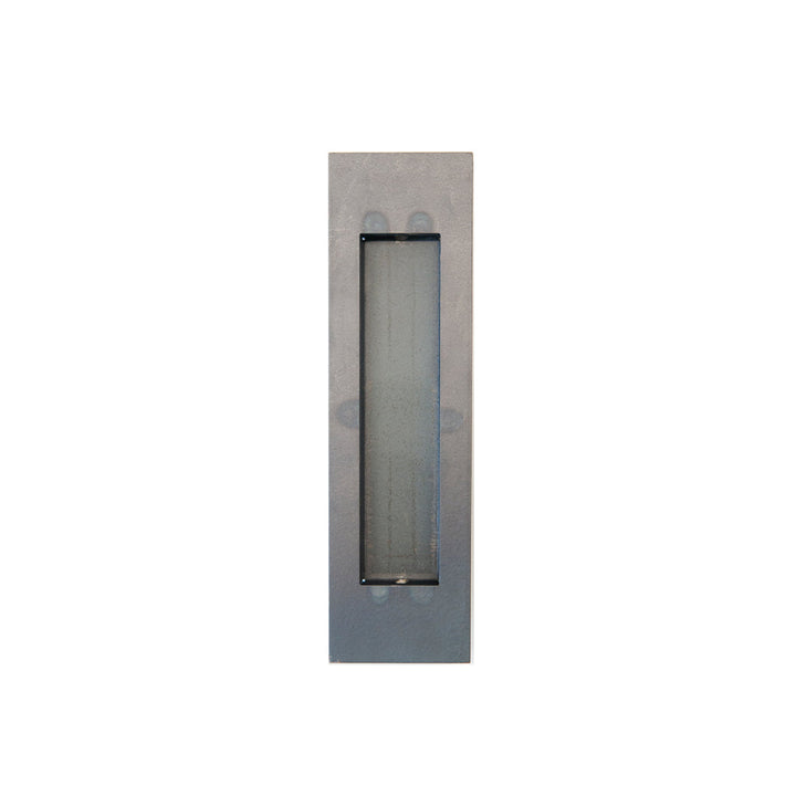 raw steel flush pull