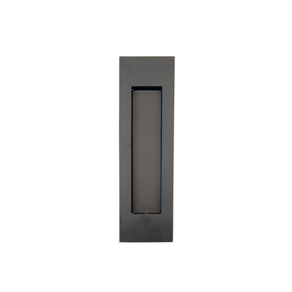 matte black flush pull