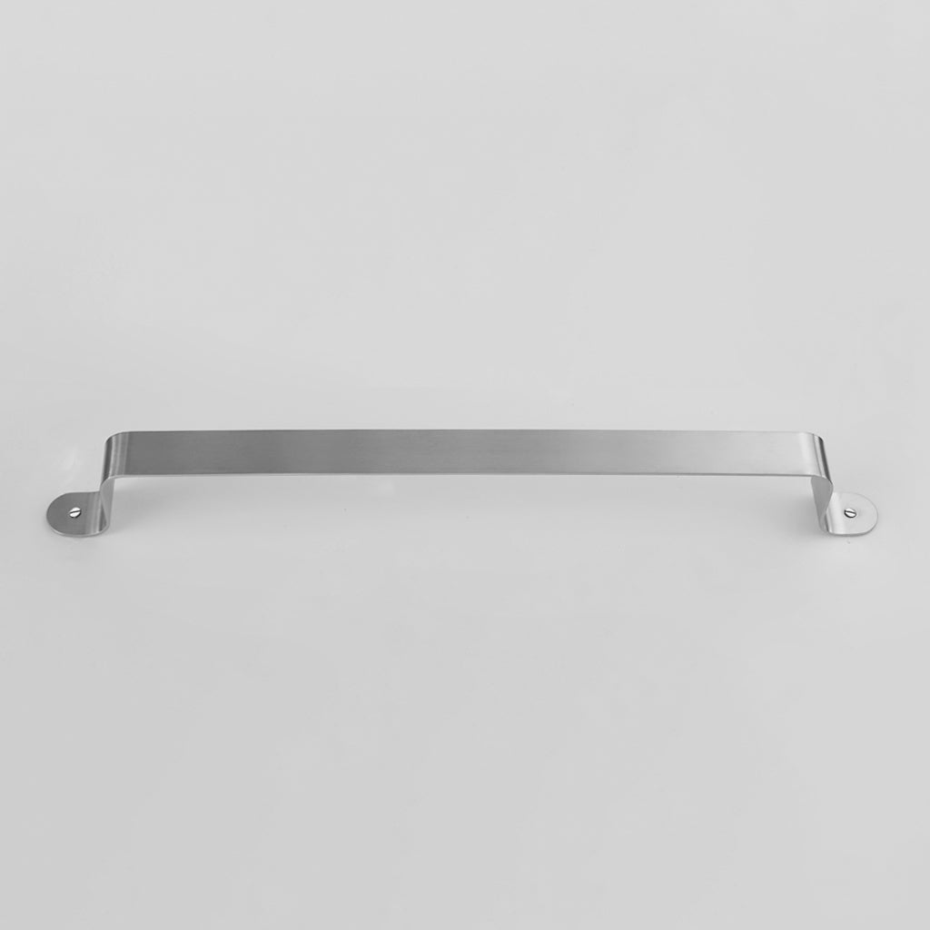 Bende Satin Stainless Steel Towel Bar Installed on white wall