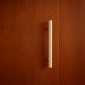 Gloss White / Single Pull for Glass Door