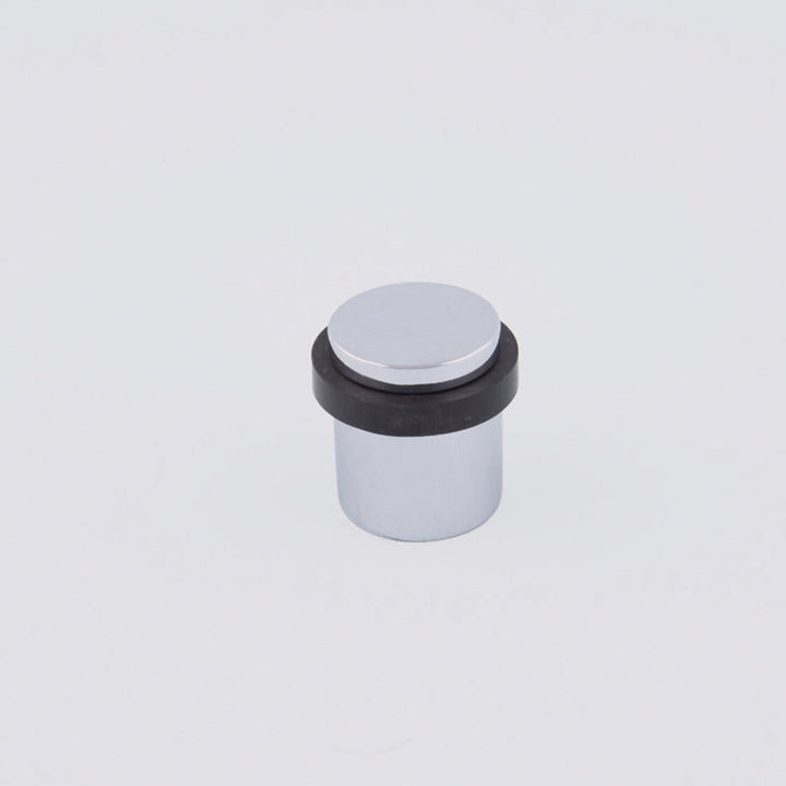 Charlie Door Stop Polished Chrome. Made in Toronto.