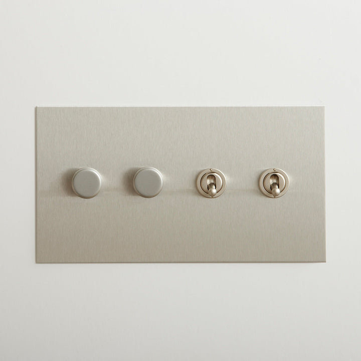 Combination Rotary Dimmers and Toggle Switches by Forbes & Lomax