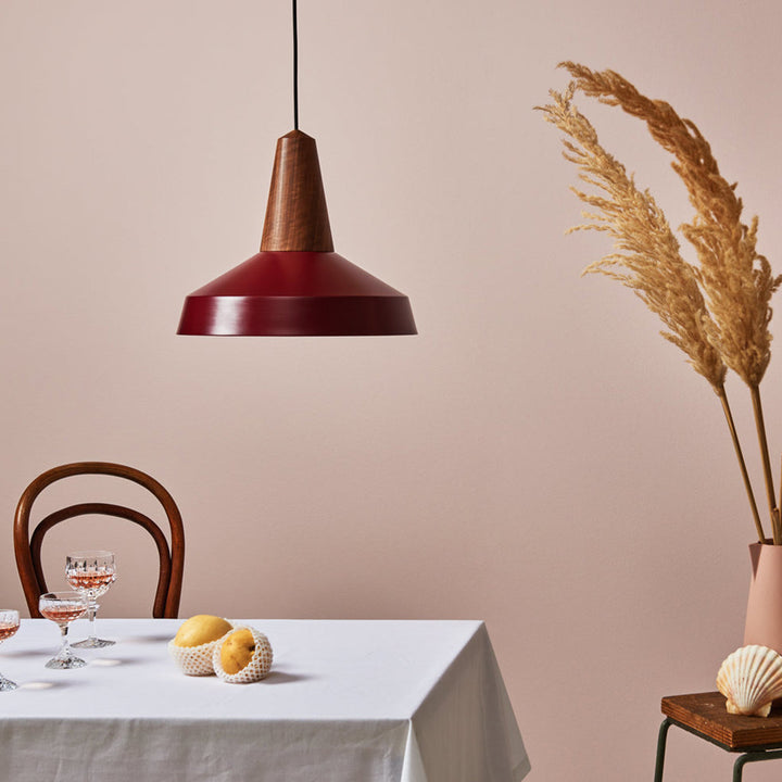 burgundy circus pendants by schneid studio