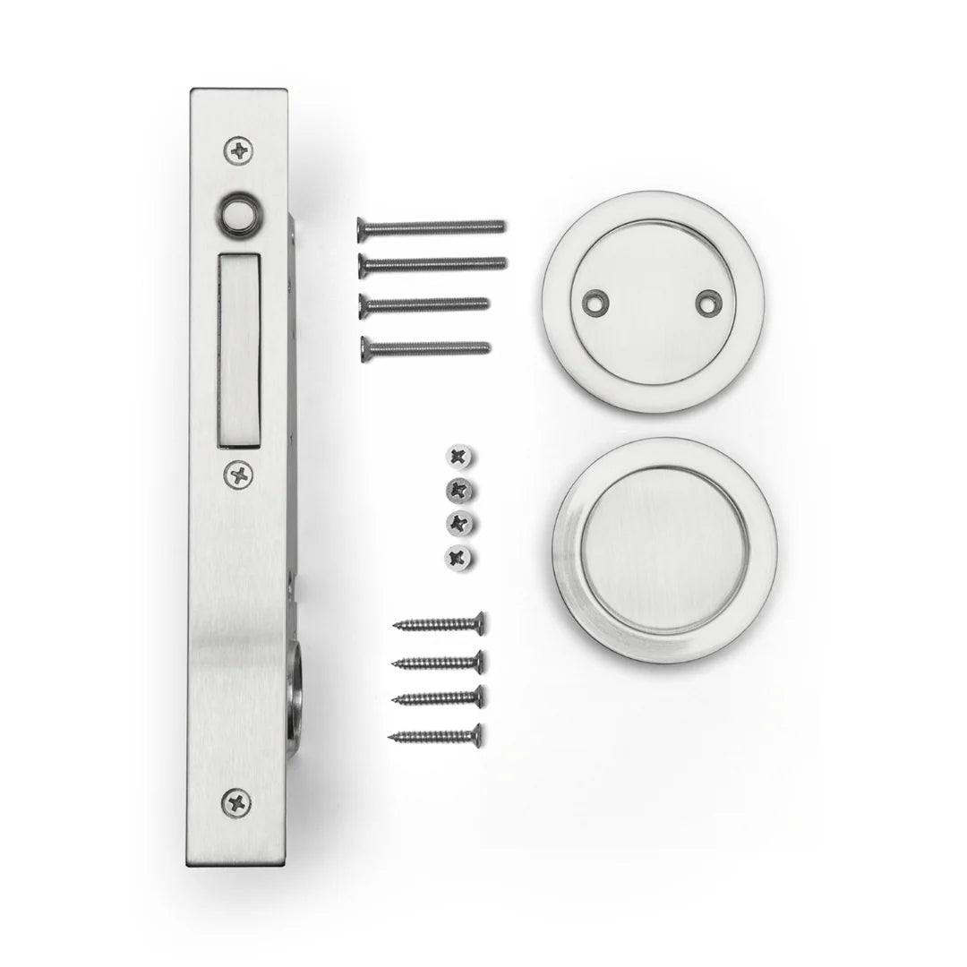 Explore Round Flush Pull Passage Set