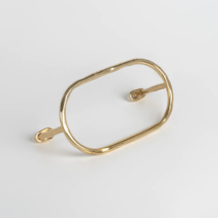 a Mi & Gei Forme No. 11 Oval Towel Bar on a white background.