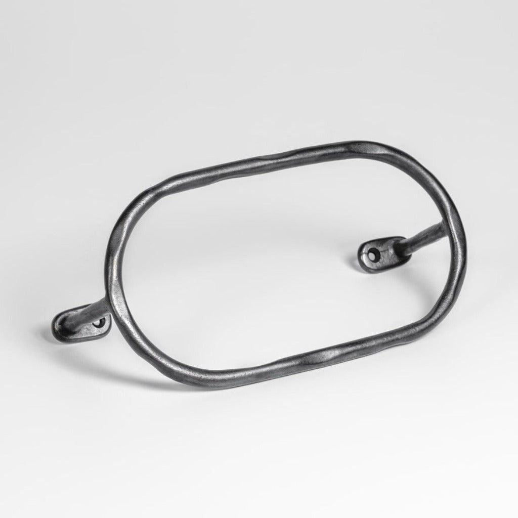 a Mi & Gei Forme No. 11 Oval Towel Bar on a white background.