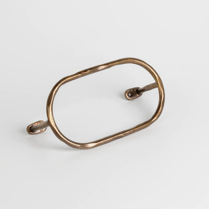 a Mi & Gei Forme No. 11 Oval Towel Bar on a white background.