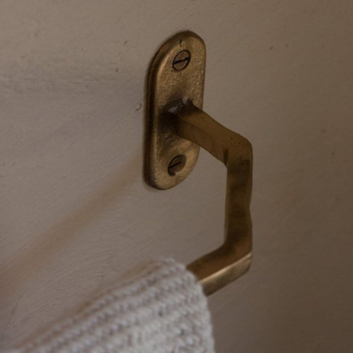 Elegant Brass Towel Bar