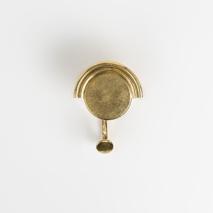 brass finish with hook