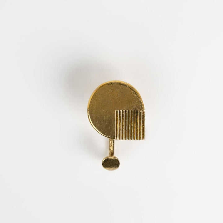 brass finish with hook