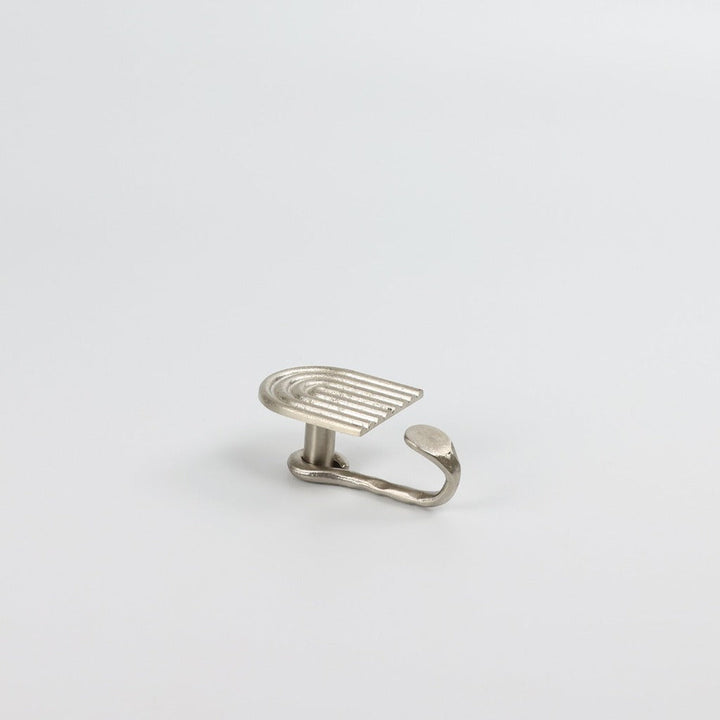 Satin Nickel finish Libre No. 9 Hook with extended hook