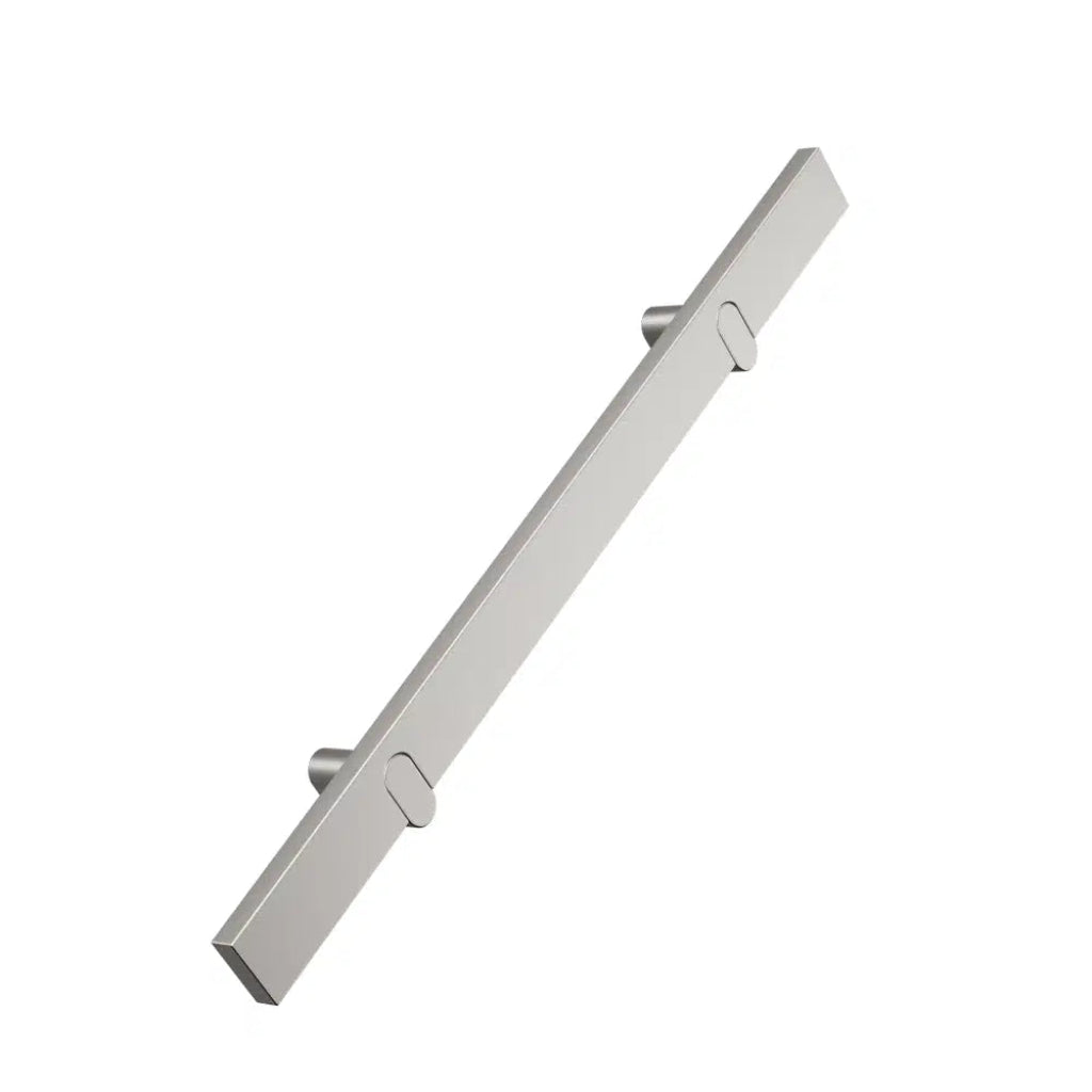 Silver pull on white background