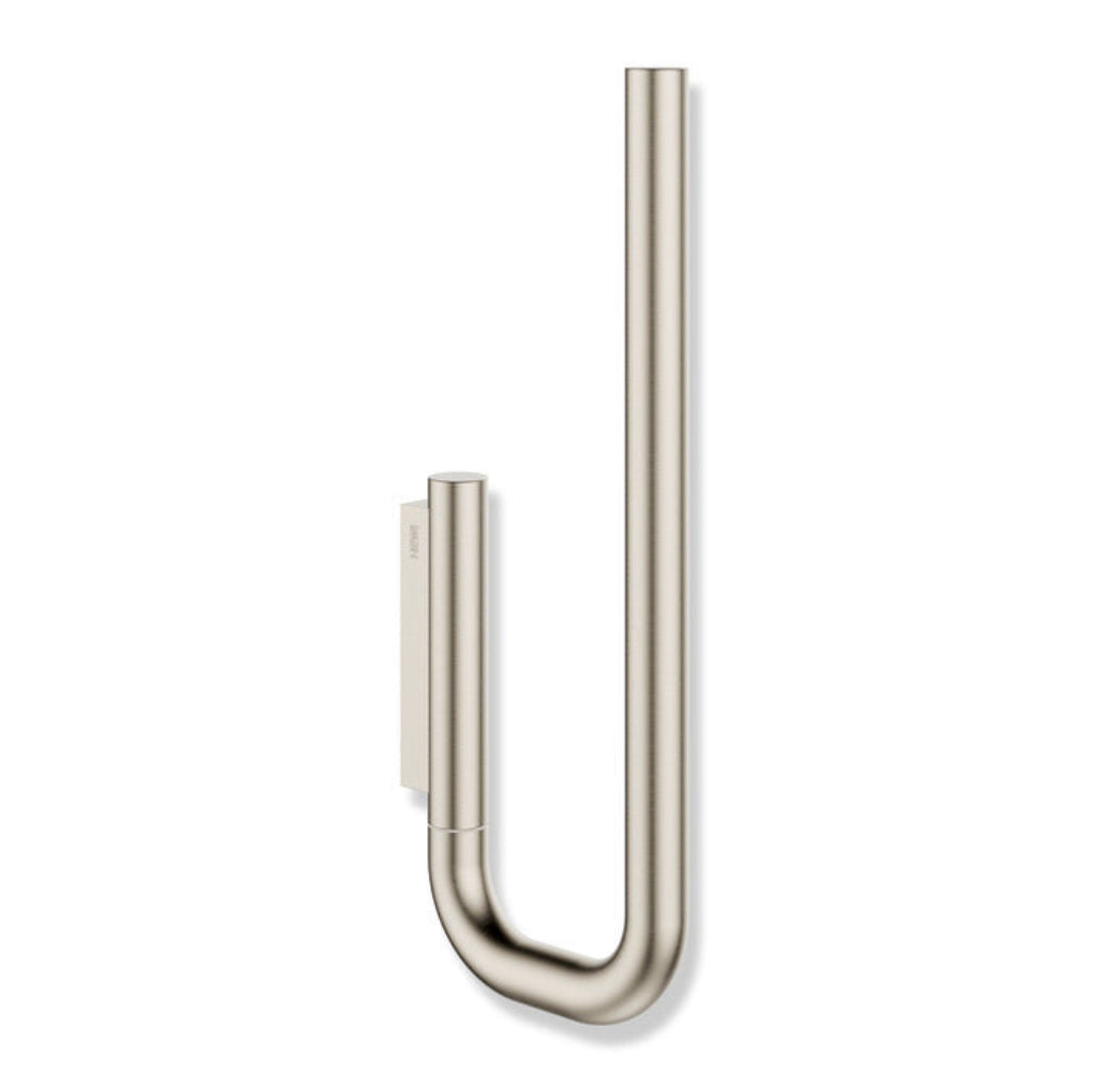 Gunmetal Hewi 480 spare roll holder, a U-shaped arm that carries a reserve toilet roll.