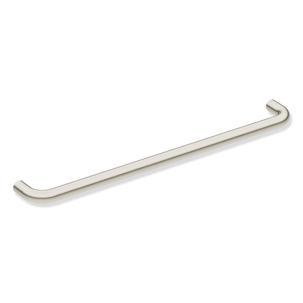 Polished brass Hewi 480 support rail, a straight round wall-mounted grab bar.