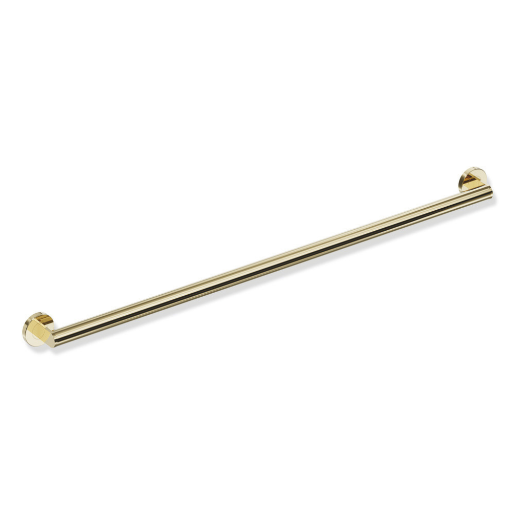 Gunmetal Hewi 900 ADA grab bar support rail, a straight round bar with wall flanges.