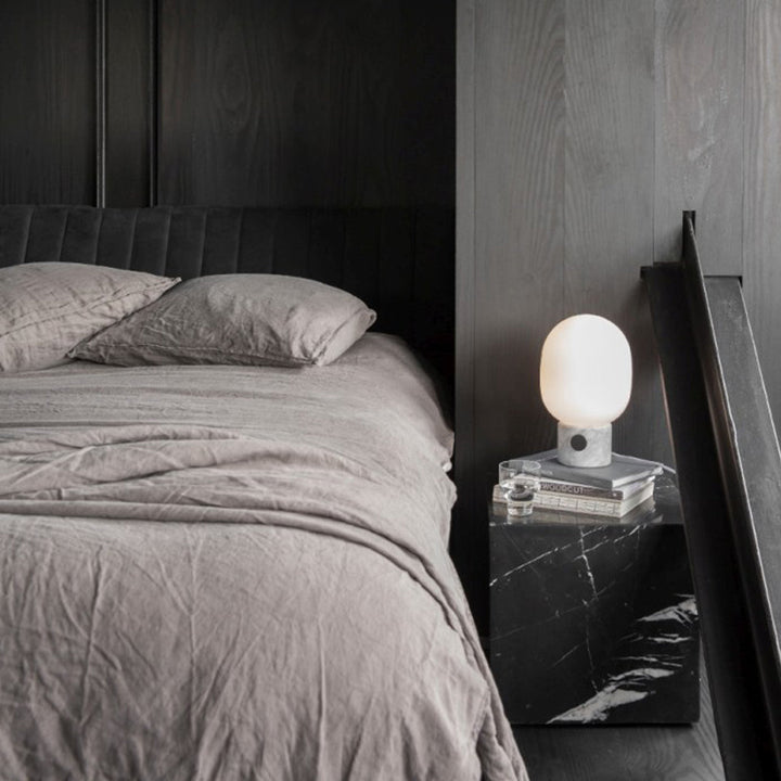 White Marble Table Lamp by Menu