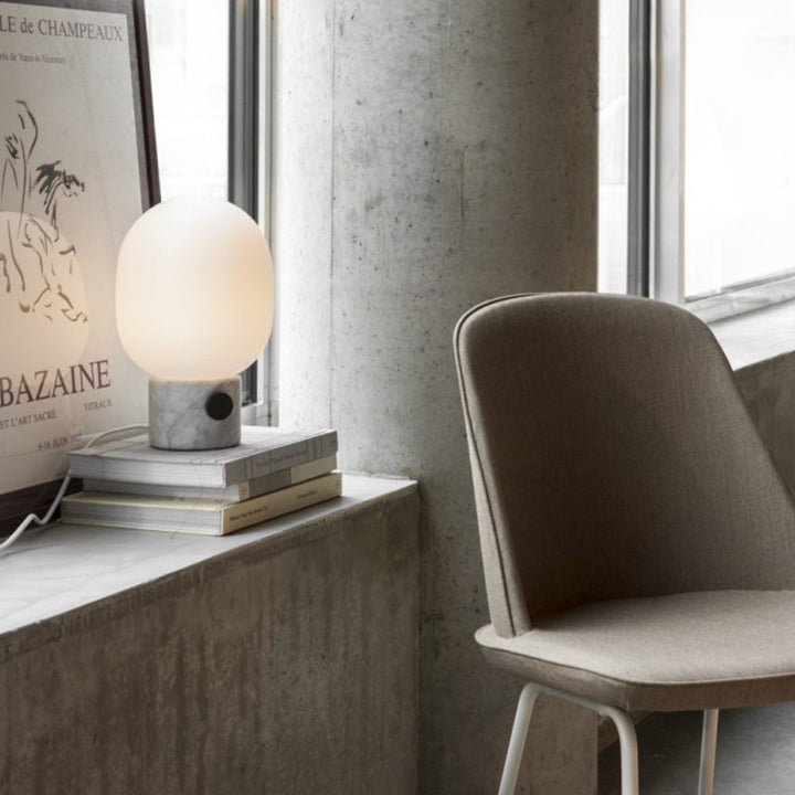 White Marble Table Lamp by Menu
