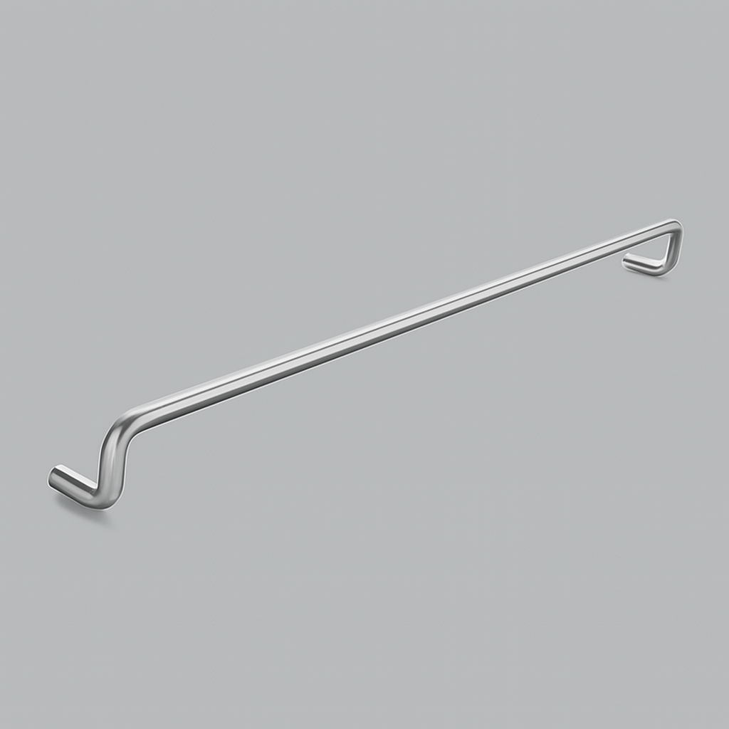 Knud Pull Cranked Cabinet & Appliance Handle — d line, view 5