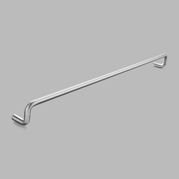 Knud Cranked Pull Handle is a beautiful contemporary pull handle, perfect for those seeking a sophisticated look in kitchen and cabinet settings.