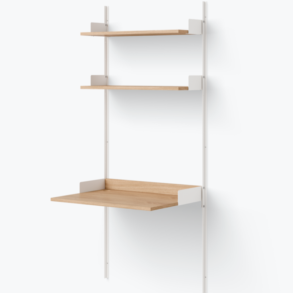 Knut Study Desk Shelf System