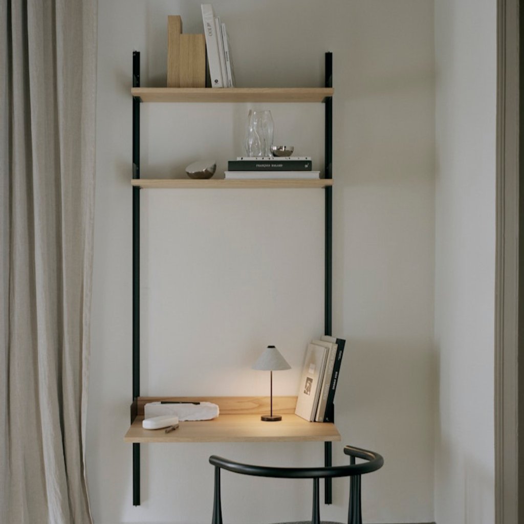 Knut Study Desk Shelf System