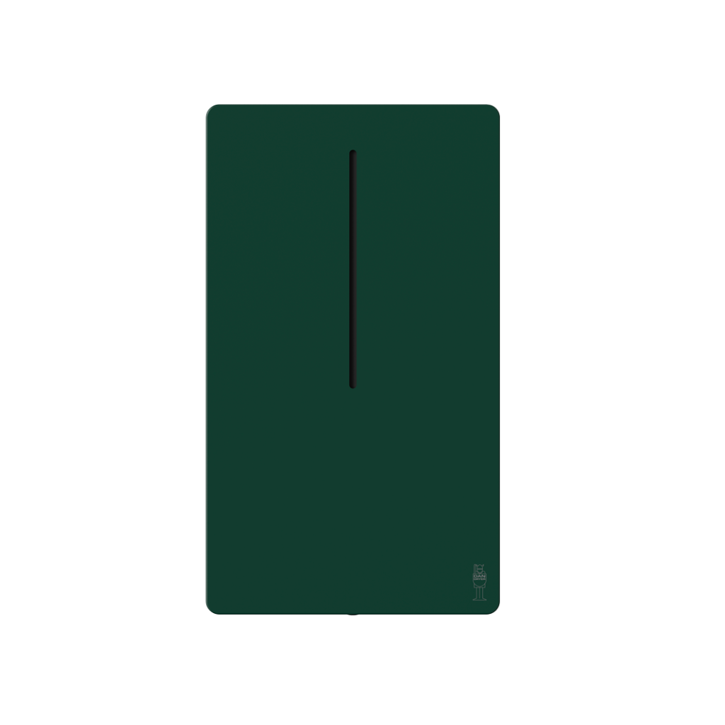 Green Dan Dryer LOKI sanitary bin, a slim wall bin.
