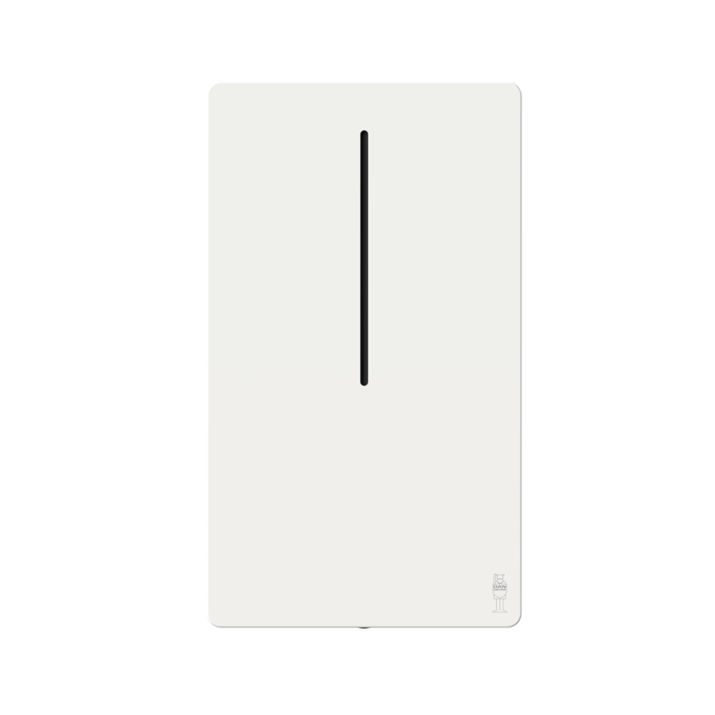 White Dan Dryer LOKI sanitary bin, a slim wall bin.