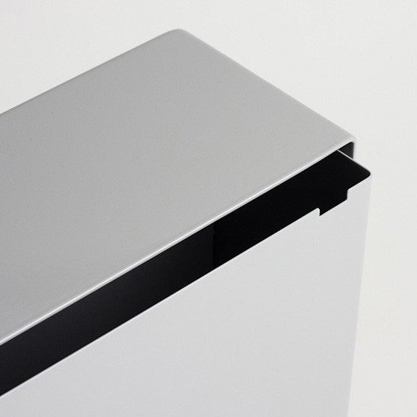 White minimal mailbox detail