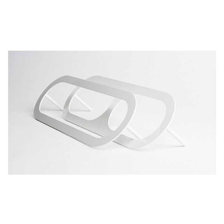 CASSON: Modern and minimal steel house number in white finish by Canadian design company LIXHT.