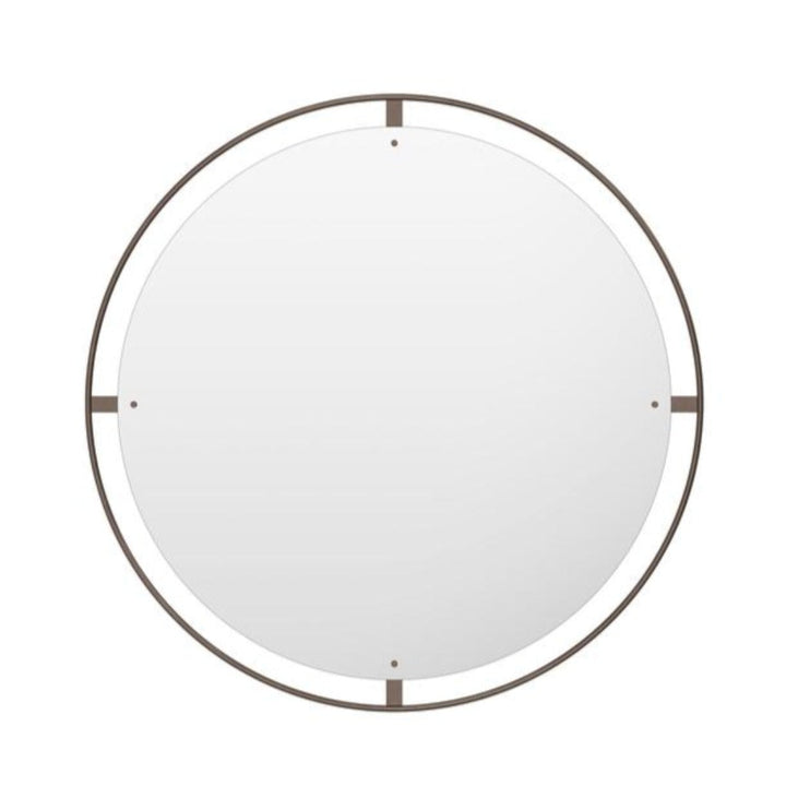 Nimbus Mirror Ø110 Bronzed Brass by Krøyer-Sætter-Lassen