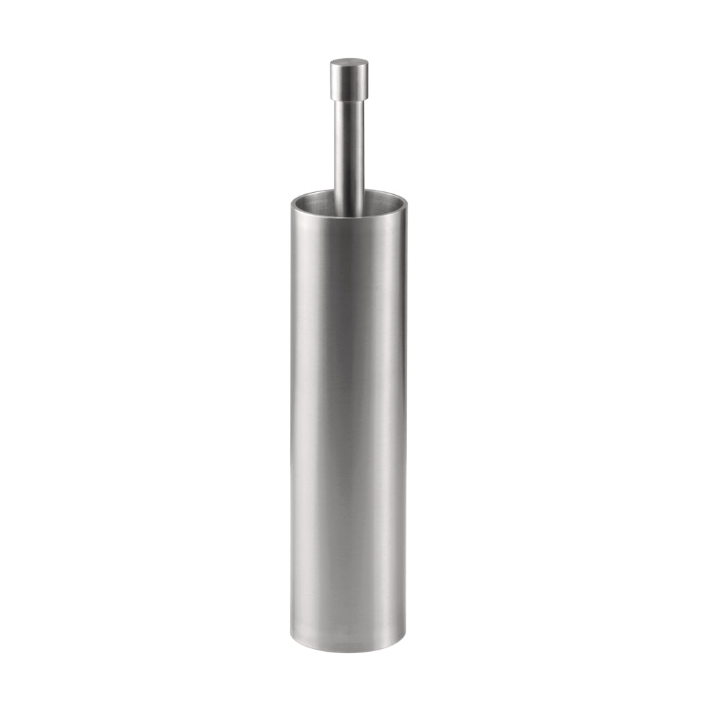 A stainless steel toilet brush by Formani.