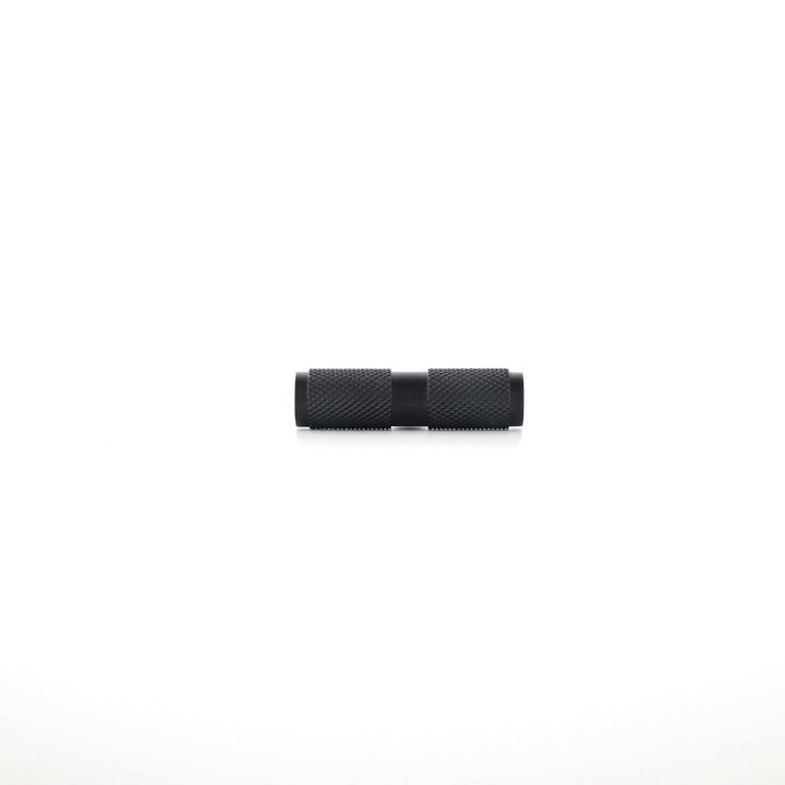 Phatom Knurled T-Bar Pull made from solid brass in satin silver, matte black and satin brass finishes.