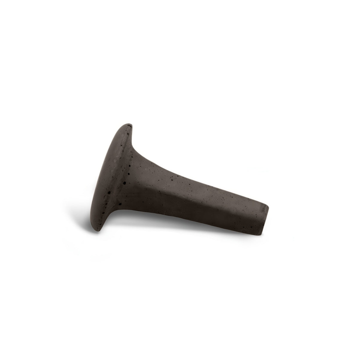 Proka concrete wall hook in Anthracite by Urbi et Orbi studio