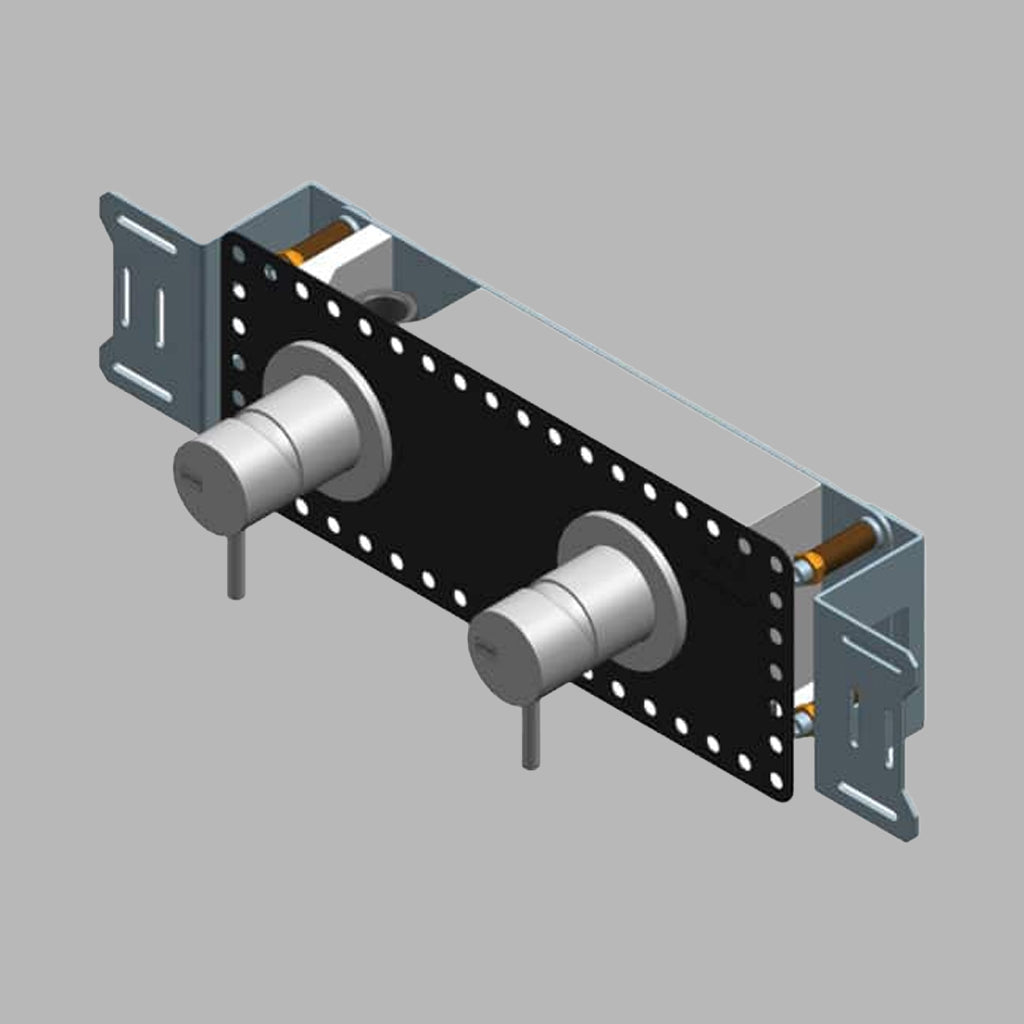 Qtoo Component: Wall-Mounted Mixer and Diverter Rough-In
