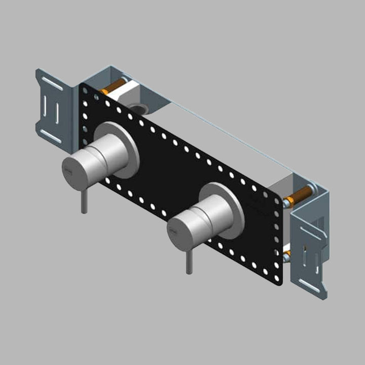 Qtoo Component: Wall-Mounted Mixer and Diverter Rough-In