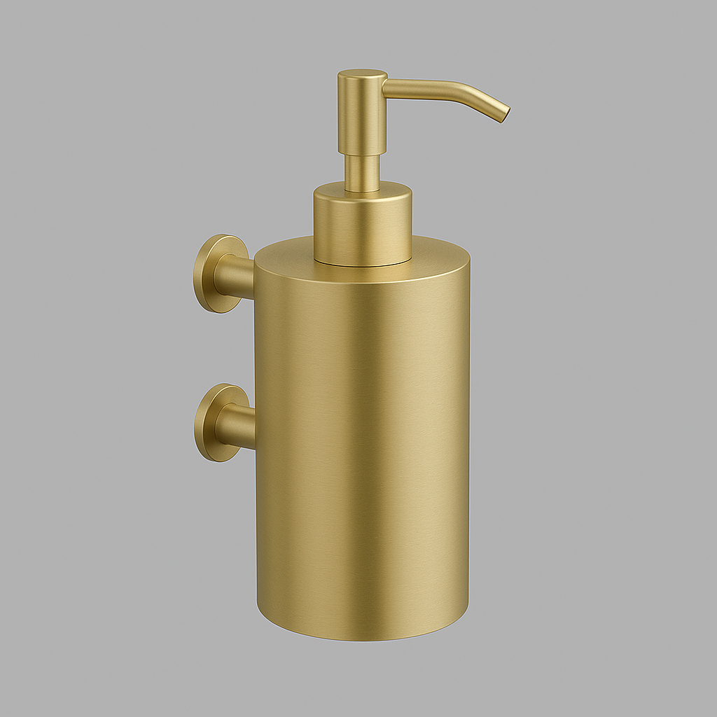 Qtoo Uno Wall Mounted Soap Dispenser — d line, view 3