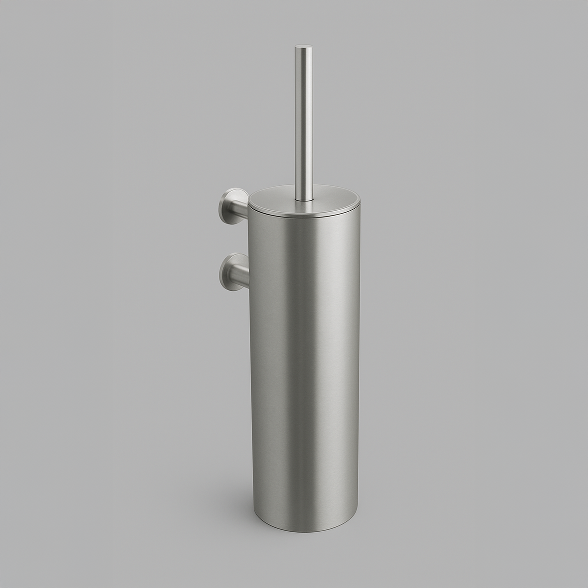 Qtoo Uno Toilet Brush Holder specifically designed to perfectly complement bathrooms, creating a seamless and cohesive look.