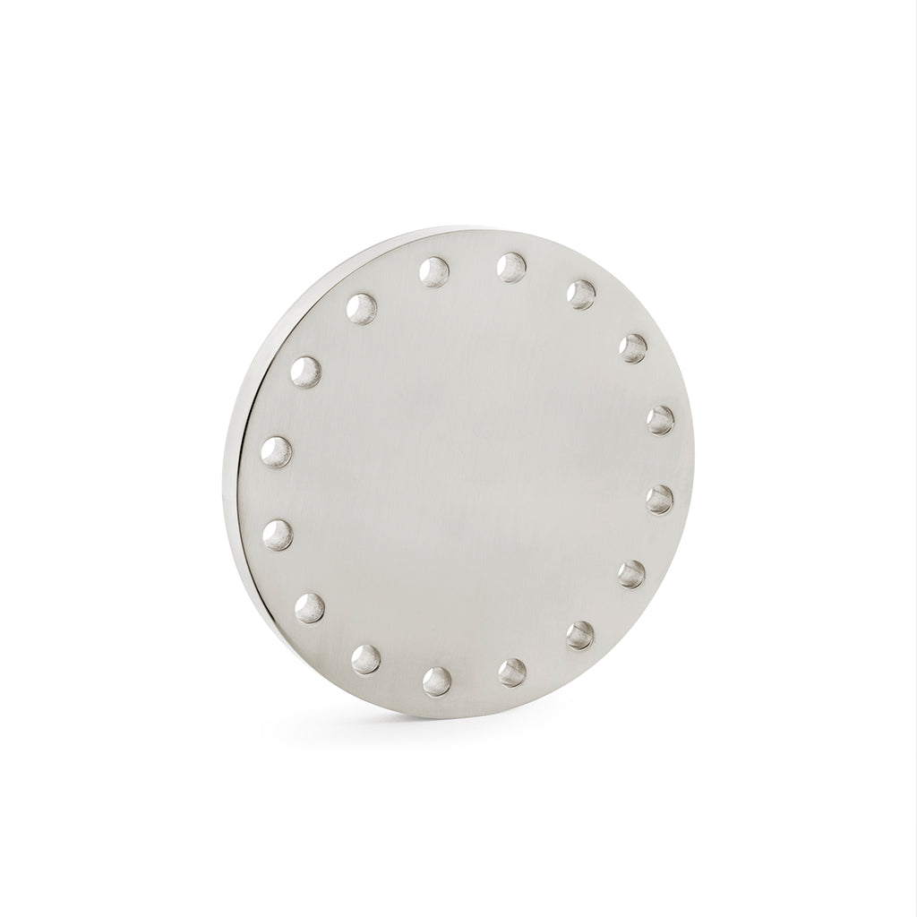 Refined Stardust Collection Door Knob in Nickel