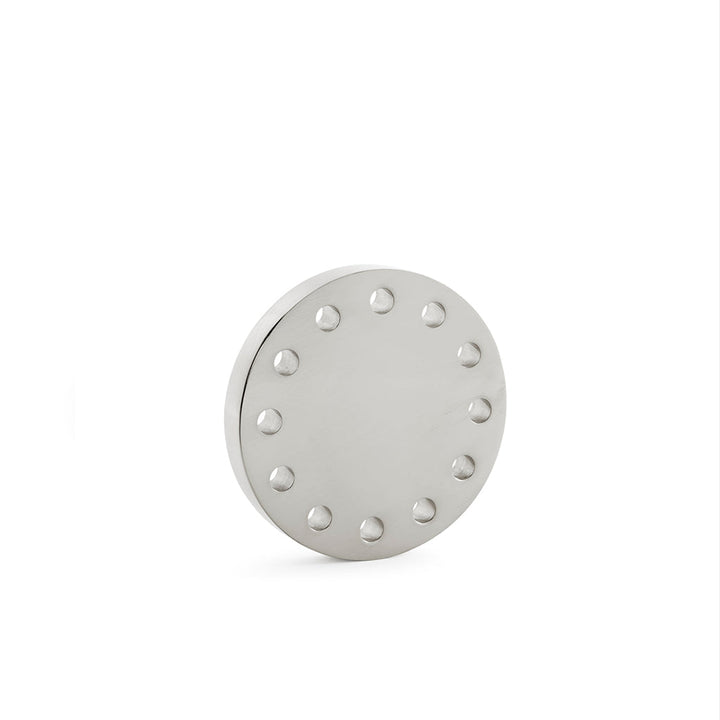 Refined Stardust Collection Door Knob in Nickel
