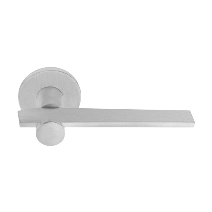 bb100g door lever in satin stainless steel