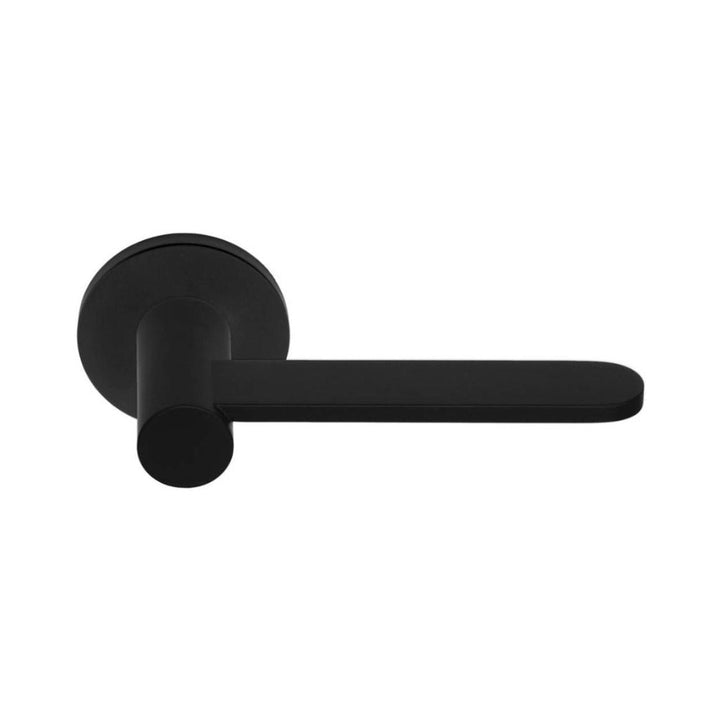 bb102g door lever in satin black