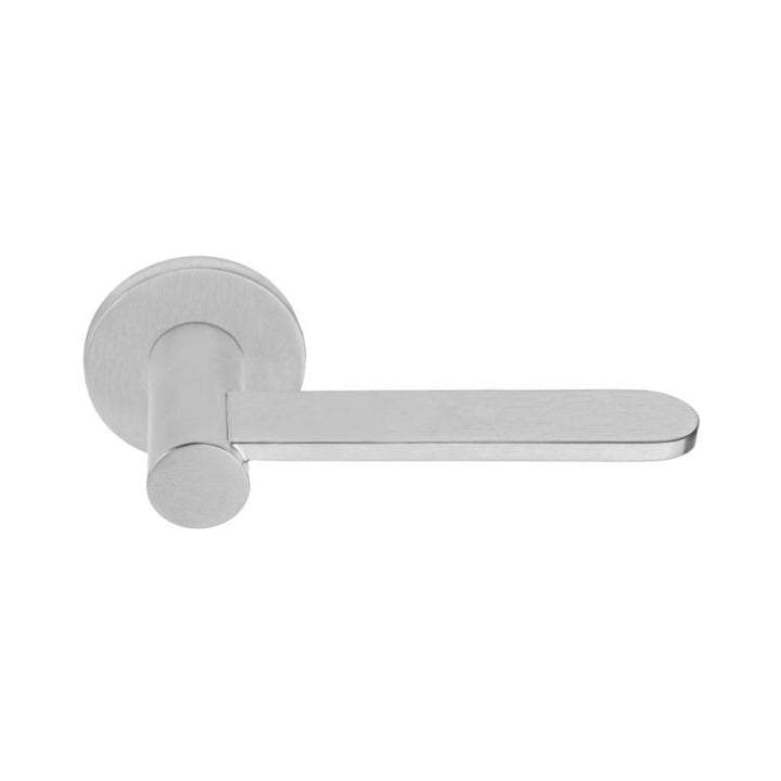 bb102g door lever in stainless steel
