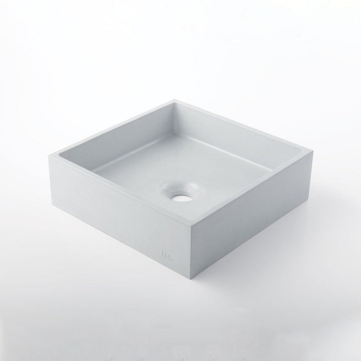 A mudd. concrete Yarra Basin SM sink on a white background.