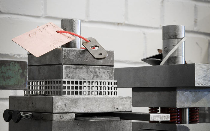stainless steel being fabricated