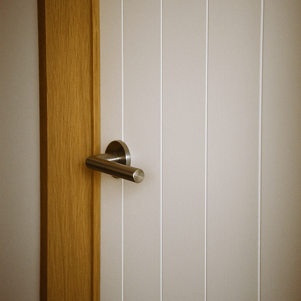 The AHI Door Lever 103 Privacy function is a door handle, known for its utilitarian minimalism. It is made of hollow stainless steel, offering both durability and a sleek design.