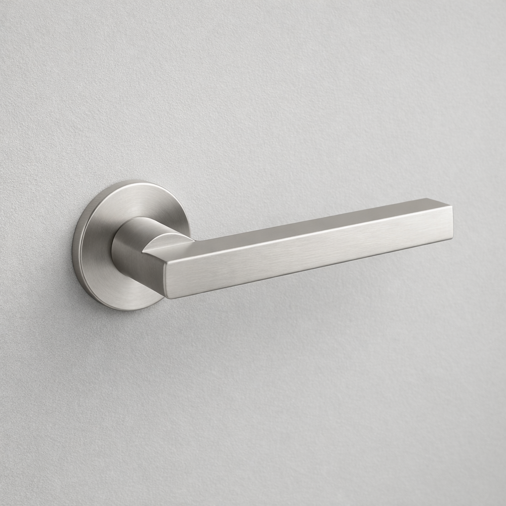 The AHI Door Lever 110 is a showcase of clean and modern door hardware design.