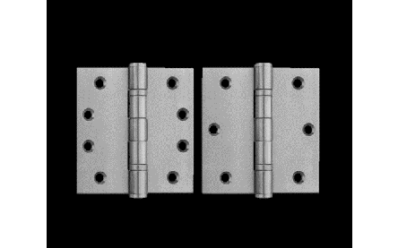 Classically designed stainless steel door hinge. Two types.