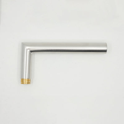 A close up of an AHI Door Lever No. 103 Passage on a white surface.