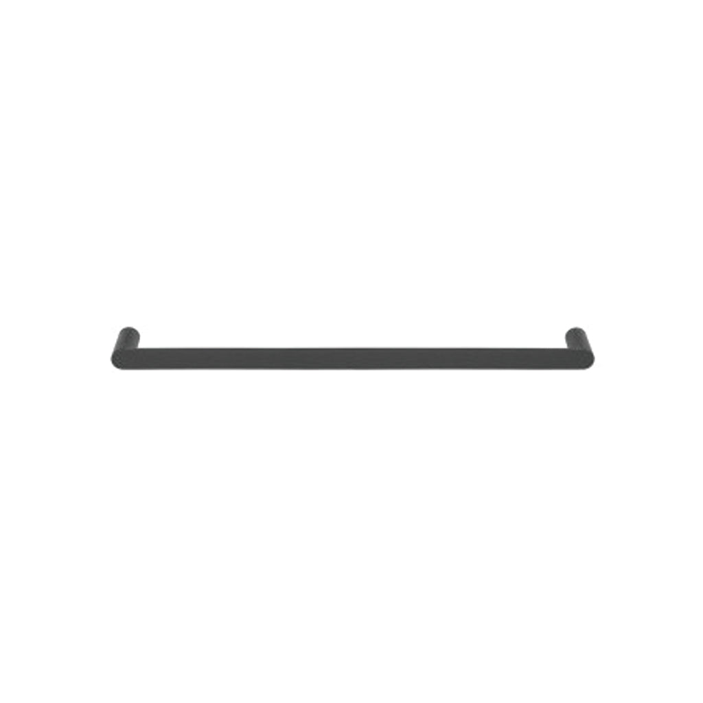A Formani ARC Cabinet Handle in black metal on a white background.