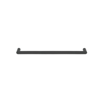 A Formani ARC Cabinet Handle in black metal on a white background.
